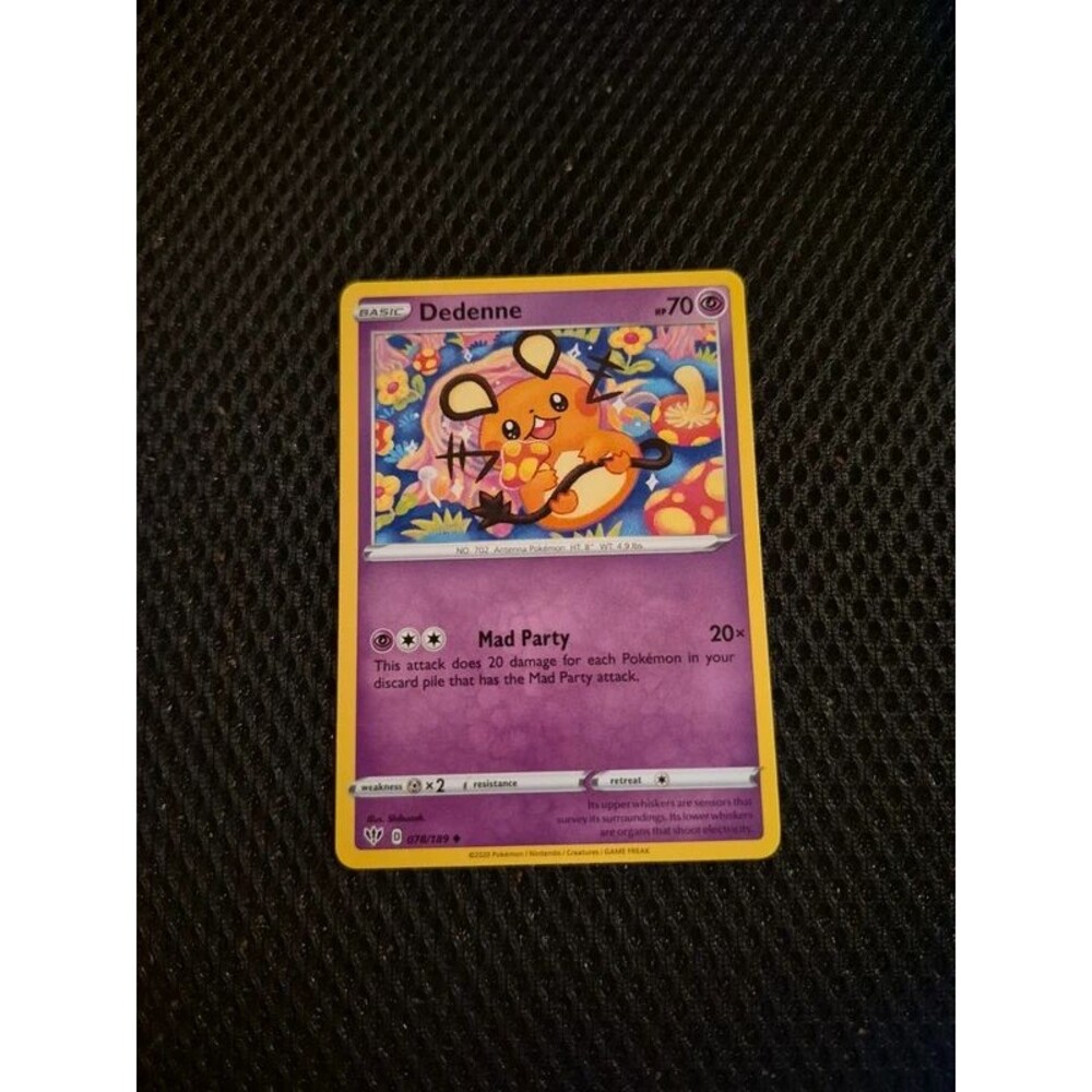 Dedenne 078/189 Pokemon Card (2020)